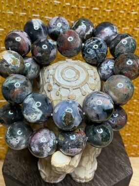 High Quality Monet Ocean Jasper 15mm